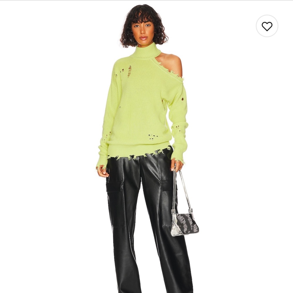 Arlington sweater in lime from revolve